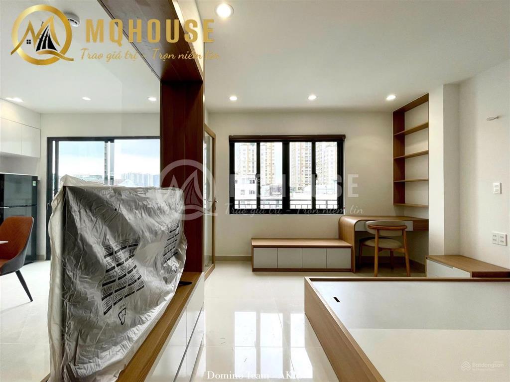 New apartment || studio / 1pn thiết kế tone gỗ hiện đại  ban công view thoáng  ngay metro