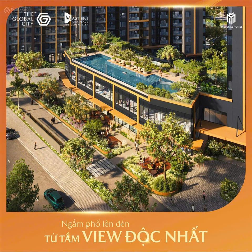 Chỉ từ 6 tỷ có ngay căn hộ 1 view bể bơi nội khu masteri park place