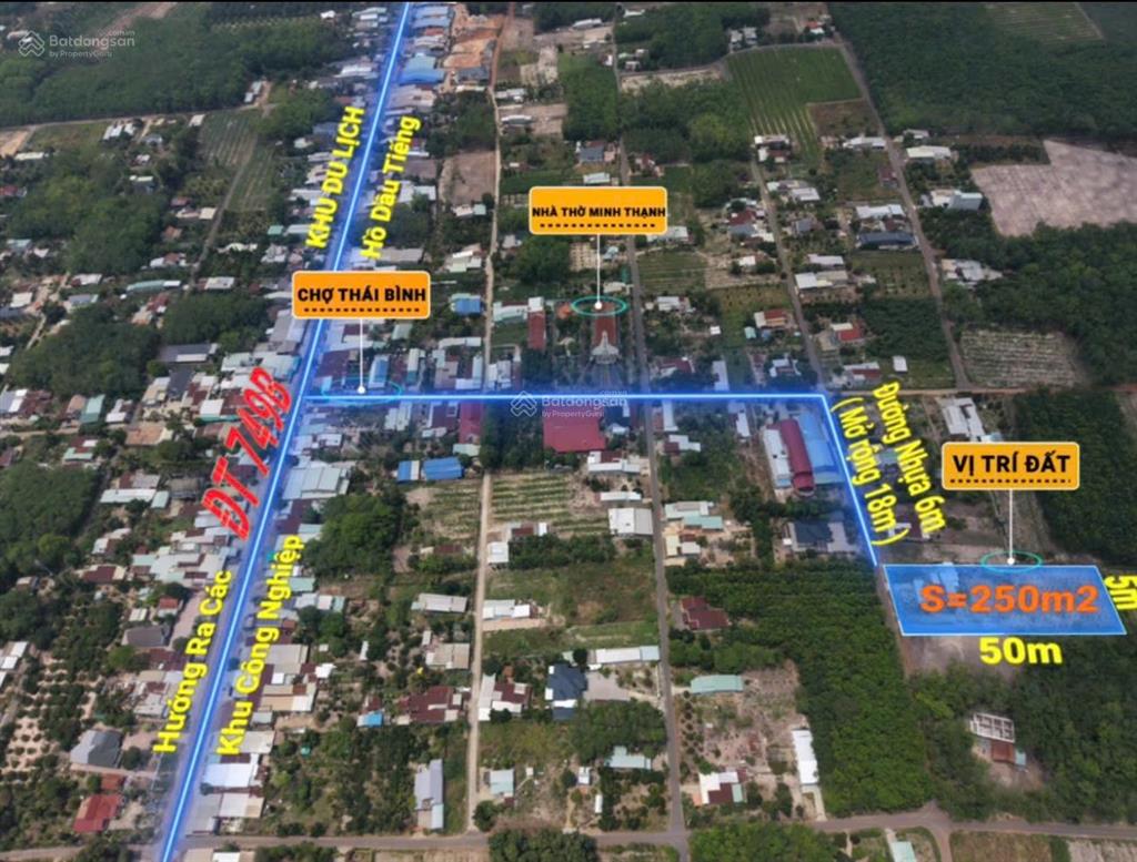 Bán đất tại thị trấn dầu tiếng, giá thỏa thuận, 1500m2
