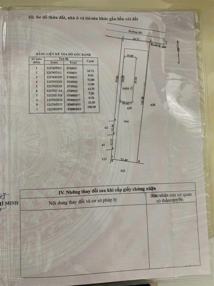 Bán xưởng may 2500m2 full thổ  mt đường container  giá 14 tỷ tl