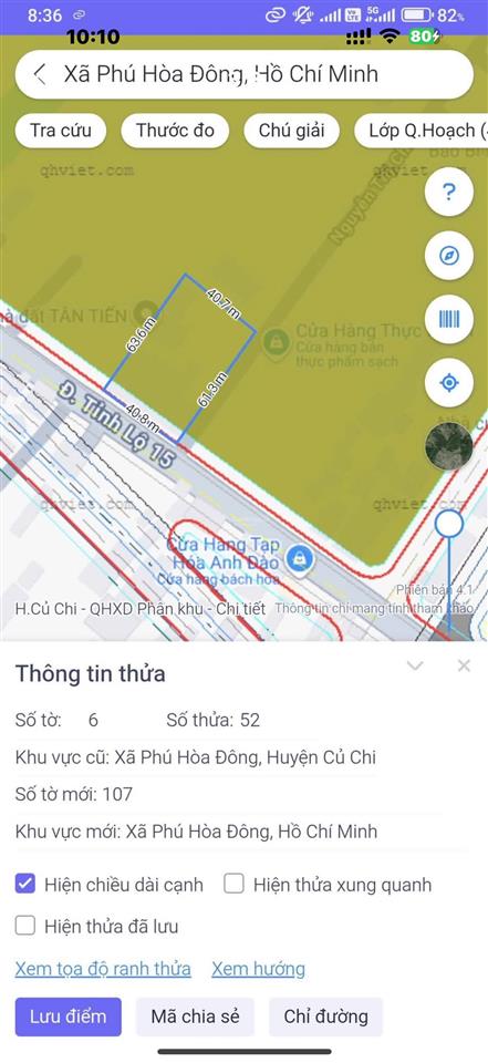 Siêu phẩm góc 2 mặt tiền tỉnh lộ 15 phú hòa đông 2.500m² 900m² thổ cư  giá tốt