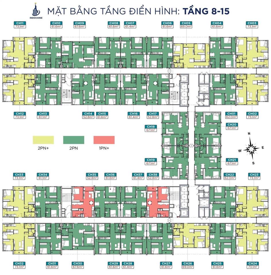 Trực tiếp chủ đầu tư, căn đẹp, chiết khấu quà tặng 9,5%, tặng nội thất 150tr.  0963 933 ***