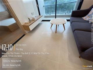Bán căn hộ new city thủ thiêm 2pn, 60,78m2, view vườn cây xanh mát, chỉ cần xách vali vô ở