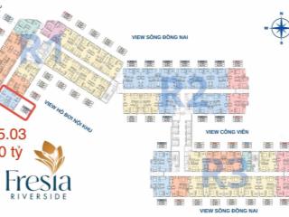 Chính chủ cần bán căn góc tháp r1  fresia riverside