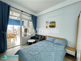 1pn balcony + mgr 50m2 mặt tiền nguyễn kiệm phú nhuận tiện đi sân bay, ẩm thực phan xích long