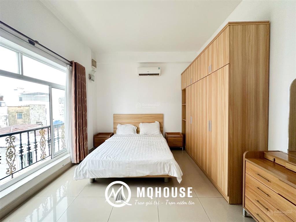 Cho thuê 1pn balcony đường lê văn sỹ  gần bờ kè hoàng sa  cầu công lý  chùa vĩnh nghiêm, quận 3