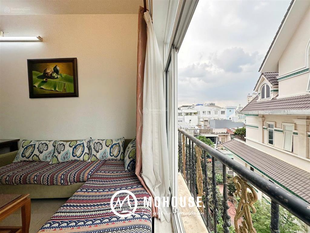 Cho thuê 1pn balcony đường lê văn sỹ  gần bờ kè hoàng sa  cầu công lý  chùa vĩnh nghiêm, quận 3