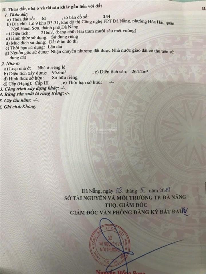 Chính chủ cần bán nhà biệt thự xây thô, hoàn thiện mặt ngoài, diện tích đất 216 m2, mặt đường ô tô