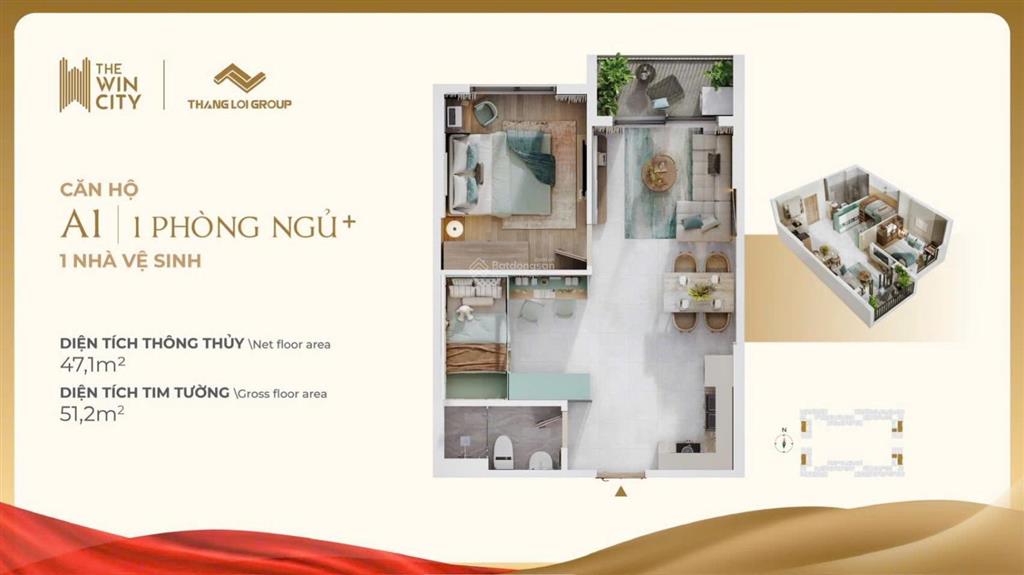 Bỏ vốn chỉ 225 triệu sở hữu căn hộ tạo dòng tiền 9 triệu/tháng