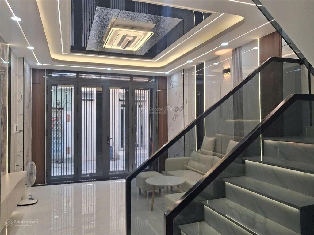Bán nhà lê văn quới ngã tư bốn xã tặng full nội thất 4 x 9 (36m2) 2 tầng giá 4txx