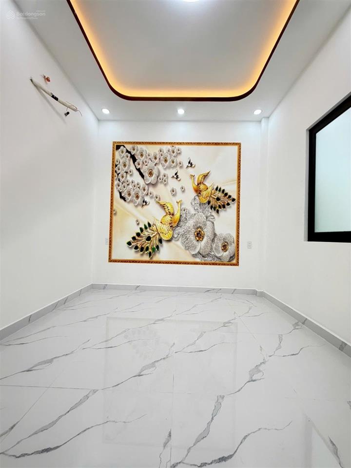 Bán nhà lê văn quới hẻm 5m thông thoáng 4 x 19 ( 76m2 ) 2 tầng có pn trệt giá 5txx