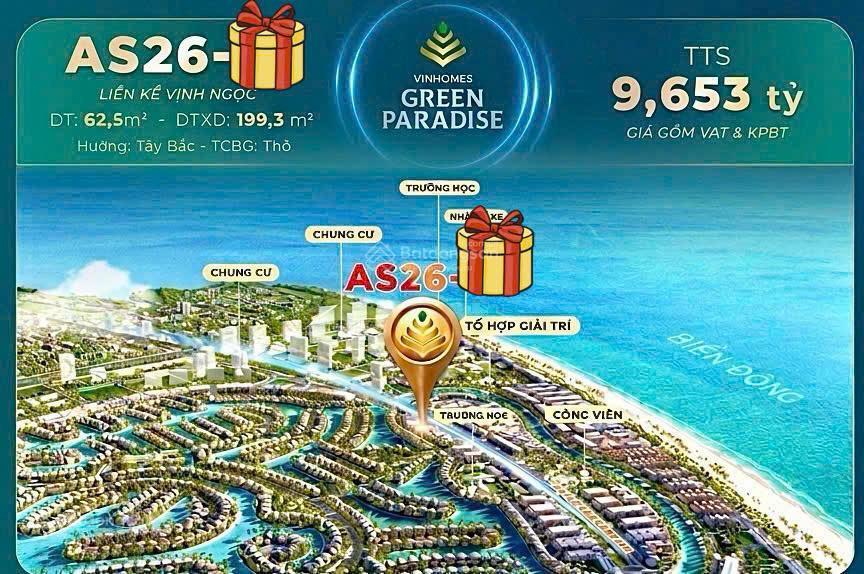 Bán nhà phố vinhomes cần giờ khu cosmo bay chỉ 6 tỷ 758 all in 1 căn suất ngoại giao