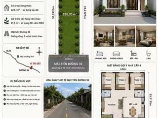 Bán đất mặt tiền đường 36 củ chi