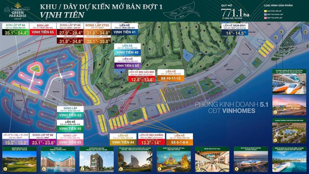 Bán nhà mặt phố tại vinhomes green paradise, 12,8 tỷ, 75m2, 3 tầng, hướng đông bắc