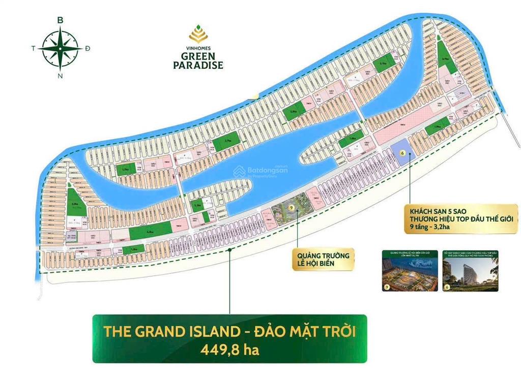 Bán nhà mặt phố tại vinhomes green paradise, 12,8 tỷ, 75m2, 3 tầng, hướng đông bắc