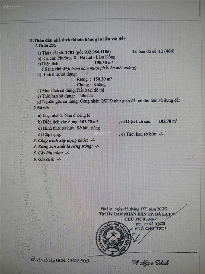 Bán nhà 2 mặt tiền đường nguyên tử lực đà lạt cách trung tâm 3km