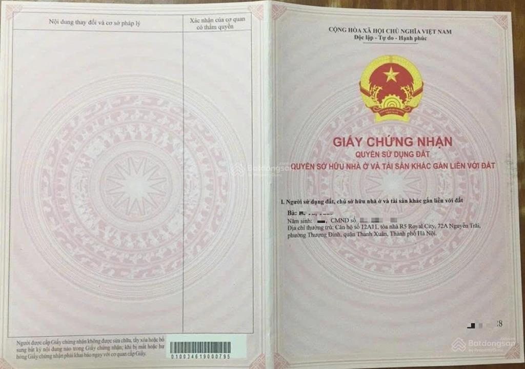 Bán căn hộ 2pn + 2wc tại royal city, 72 nguyễn trãi, thanh xuân, hà nội, giá ưu đãi chỉ với 14 tỷ