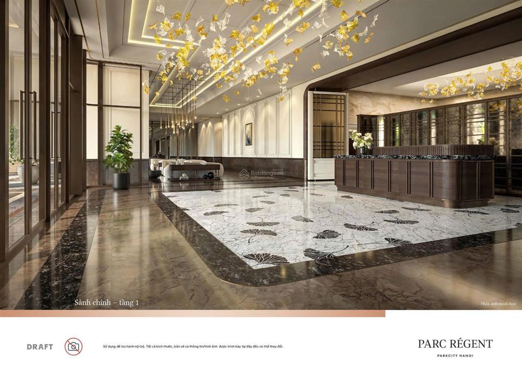 Chuyển nhượng căn hộ chung cư cao cấp chính chủ 111,36m2, dự án parc regent, khu đô thị parkcity