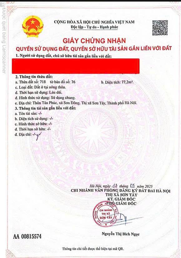 Chính chủ bán đất mặt hồ đồng mô, sơn tây sổ đỏ sẵn, cơ hội sở hữu tài sản giá trị