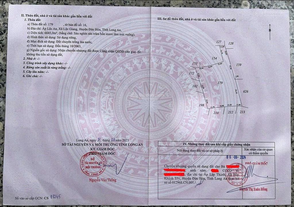 Chính chủ bán gấp hơn 1,15ha đất tại lộc giang, long an, quỹ đất diện tích, có thể xây dựng kho bãi