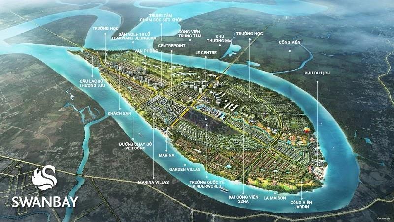 Bán căn hộ swanbay 2 phòng ngủ, 65m2, giá bán 3 tỷ full thuế phí + 5% sổ có nội thất