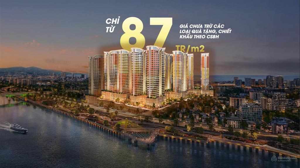Căn hộ 2pn bên sông hàn  capital square, sơn trà, đà nẵng