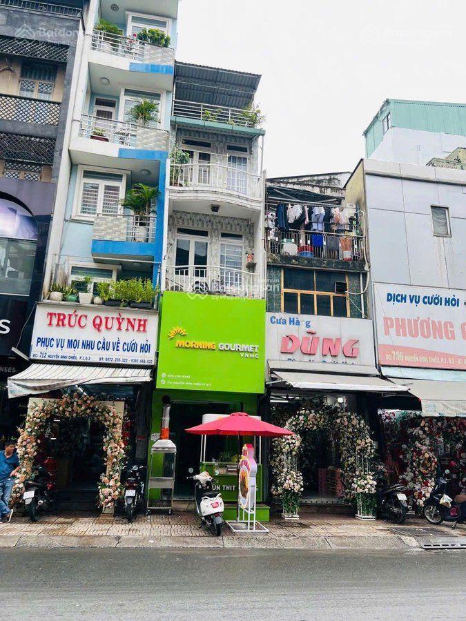 Mặt tiền kd tt quận 3 sg, đoạn đẹp nhất nguyễn đình chiểu, 4 tầng rực rỡ, mở cửa có tiền, chỉ 12,9t