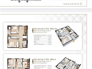 Bán căn hộ chung cư 3pn, 2wc tại imperial place, 2,65 tỷ, 75m2