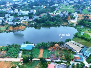 Lô bám hồ siêu đẹp, giá cắt lỗ 3,2 tỷ, 100m2 .xã phú cát, huyện quốc oai,hà nội