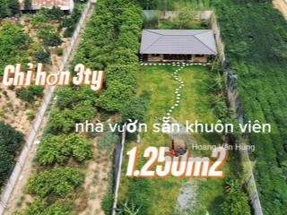 Bán đất. nhà vườn 1250m2 tại hòa thạch, quốc oai, hà nội, giá siêu hời 3,8 tỷ