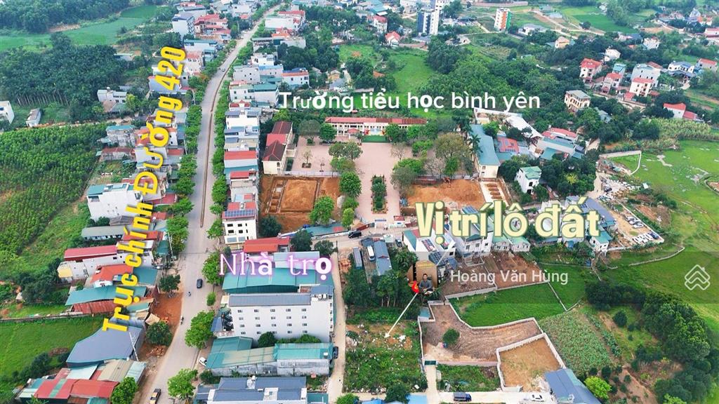 Thanh khoản gấp lô đất sát tỉnh lộ 420, thạch thất, 39 triệu / m2, 187 m2, nhiều tiện ích