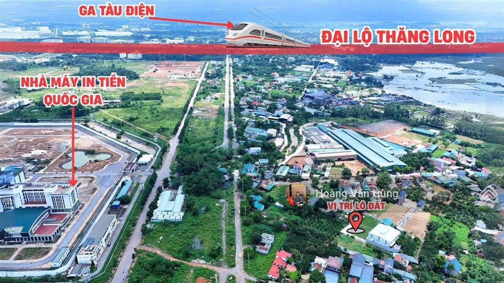 Bán gấp lô góc.xây nhà trọ, nhà máy in tiền tại thôn 4, xã phú cát, huyện quốc oai,