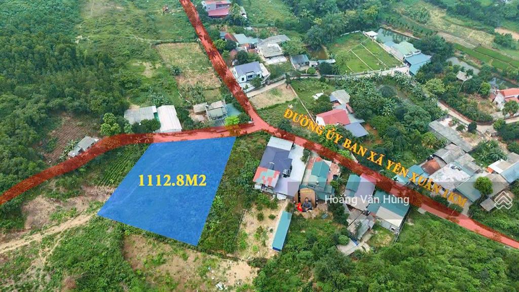 Bán đất nghỉ dưỡng 1112.8m2 tại yên bình, thạch thất, hà nội, giá cực chất 7 triệu / m2