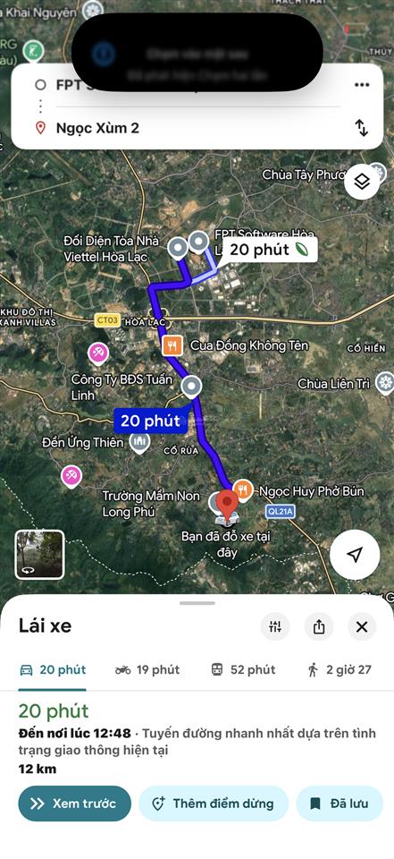 469m2 giá 17tr/m2 tại xã hòa thạch, quốc oai, hà nội. mặt tiền = hậu 12m. có thể chia làm 2 lô