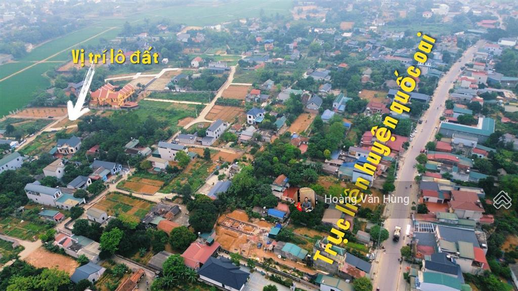 Bán đất 100m2 tại xã hòa thạch, 2,5 tỷ, huyện quốc oai, hà nội, giá cực chất, uy tín