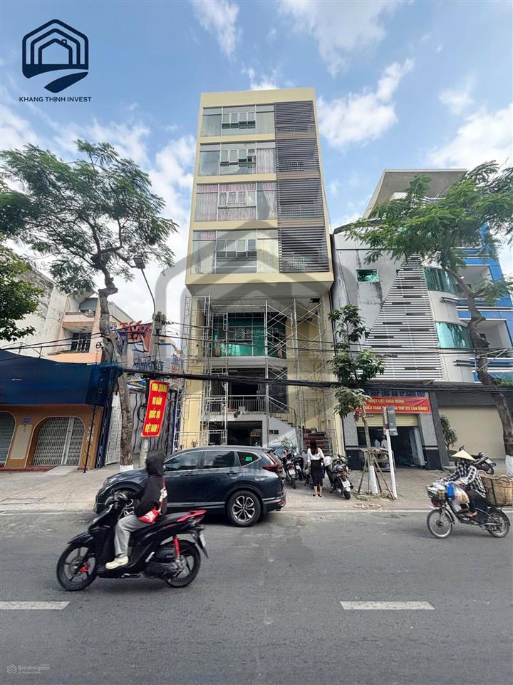 Giá đã giảm, cho thuê tòa nhà 6 tầng, ngang hơn 8m, mặt tiền trần hưng đạo, trung tâm tp cần thơ