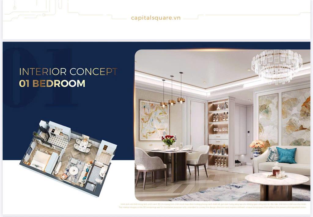 Cần tiền bán gấp căn 1 p.n capital square, chỉ 4 tỷ, hỗ trợ vay ngân hàng, ân hạn gốc, miễn lãi 24t