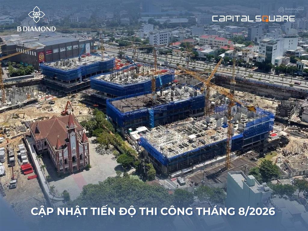 Căn 2pn capital square đà nẵng, view biển mỹ khê, giá gốc cđt, ck 12% tts