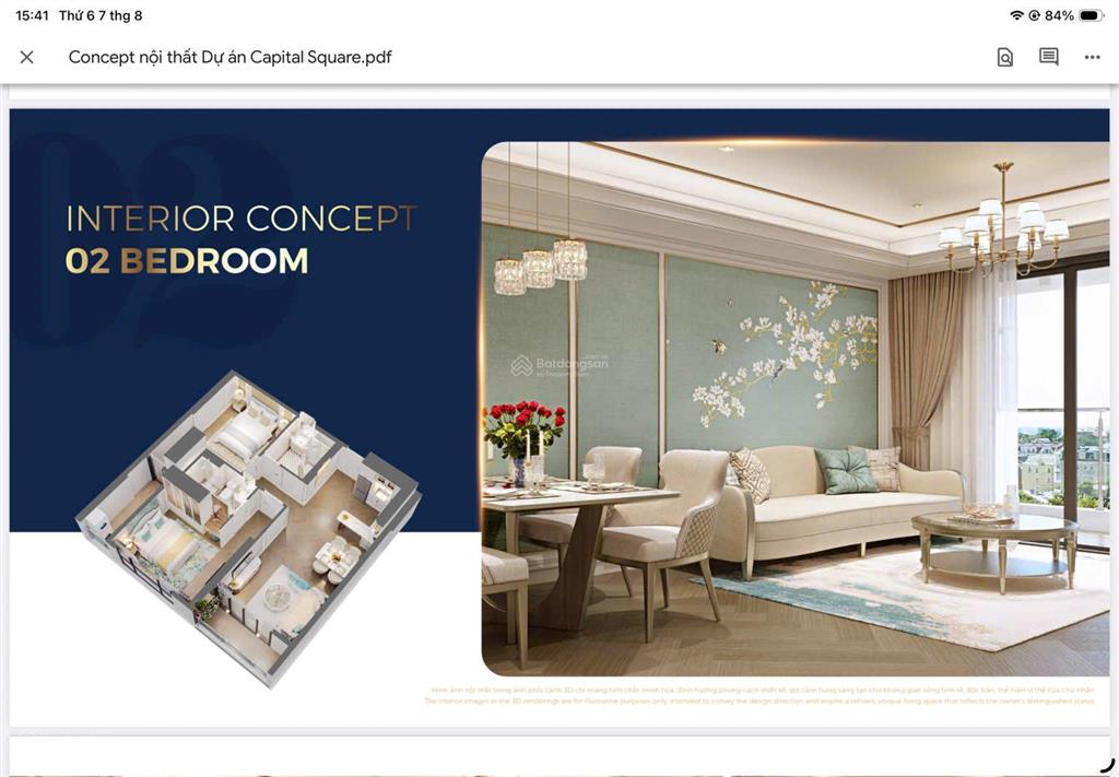 Căn 2pn capital square đà nẵng, view biển mỹ khê, giá gốc cđt, ck 12% tts