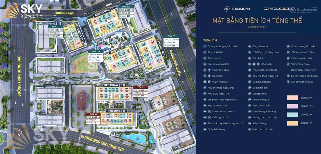 Căn 2pn capital square đà nẵng, view biển mỹ khê, giá gốc cđt, ck 12% tts