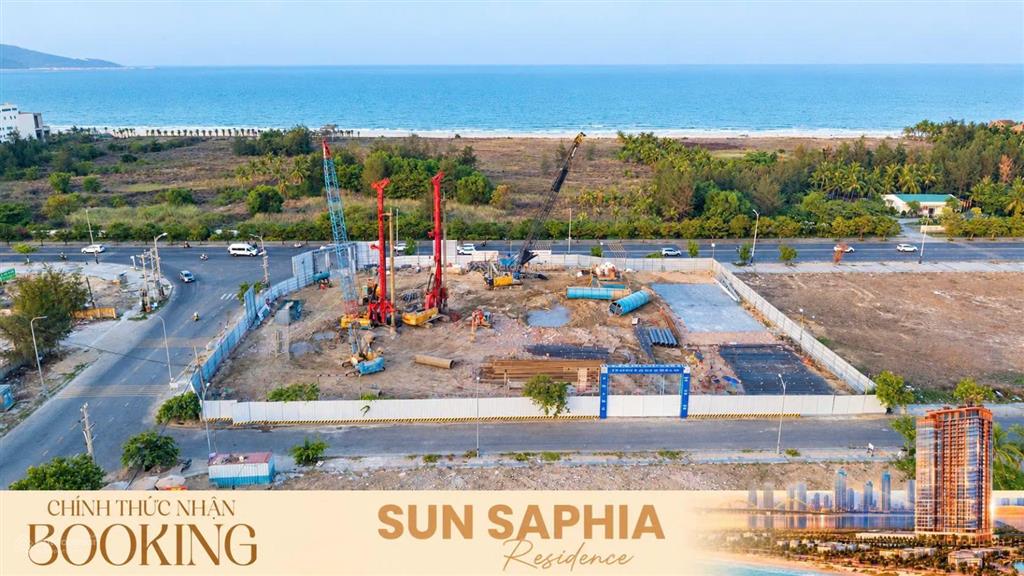 Nhận booking sun saphia residence, dự án căn hộ mặt biển đầu tiên sun group tại đà nẵng