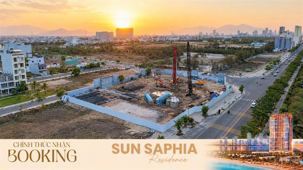 Nhận booking sun saphia residence, dự án căn hộ mặt biển đầu tiên sun group tại đà nẵng