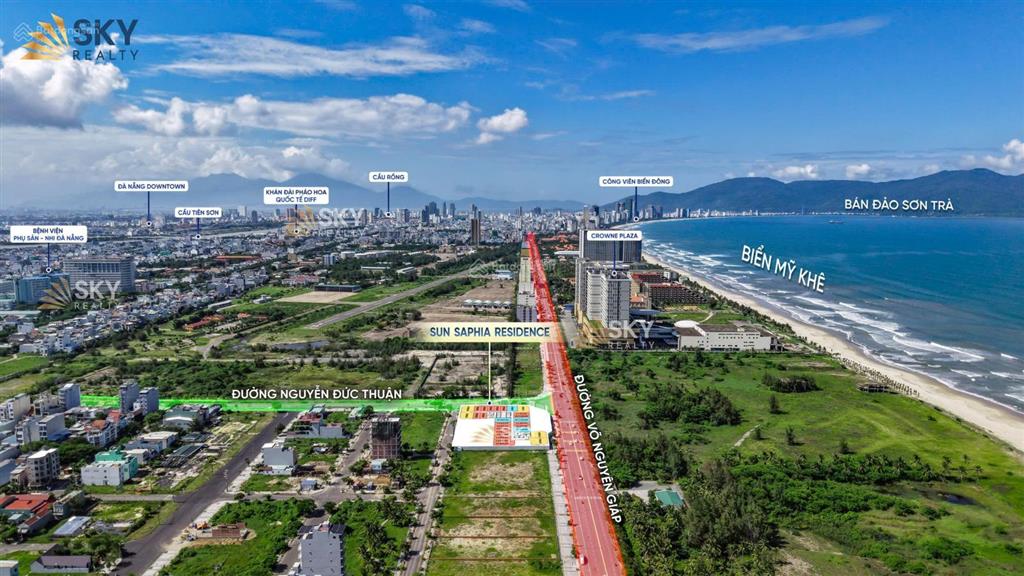 Bán căn 2 phòng ngủ góc 70m2 sun saphia residence, view trực diện biển, giá cđt, chiết khấu mua sớm