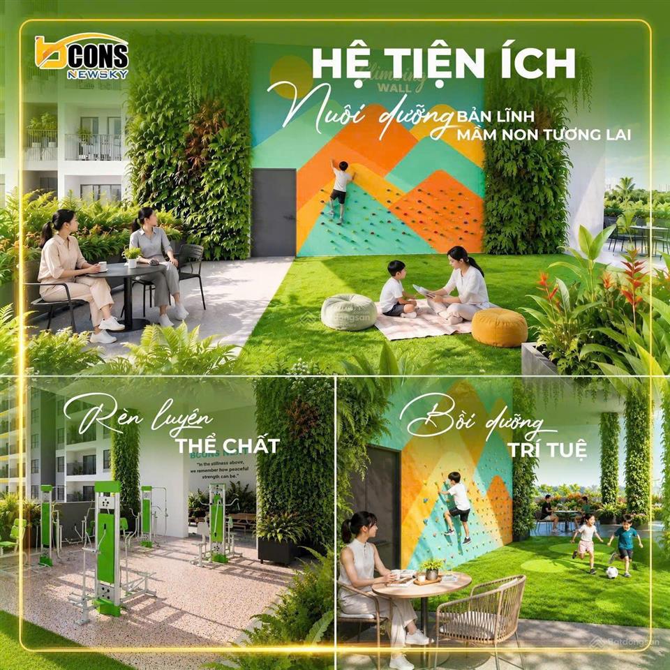 Căn hộ có mức tài chính dễ tiếp cận nhất cho gia đình trẻ và nhà đầu tư tại bcons newsky