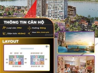 Chính chủ bán căn 1n+ sun ponte đà nẵng tầng 15 view trực diện biển mỹ khê giá 4.5 tỷ