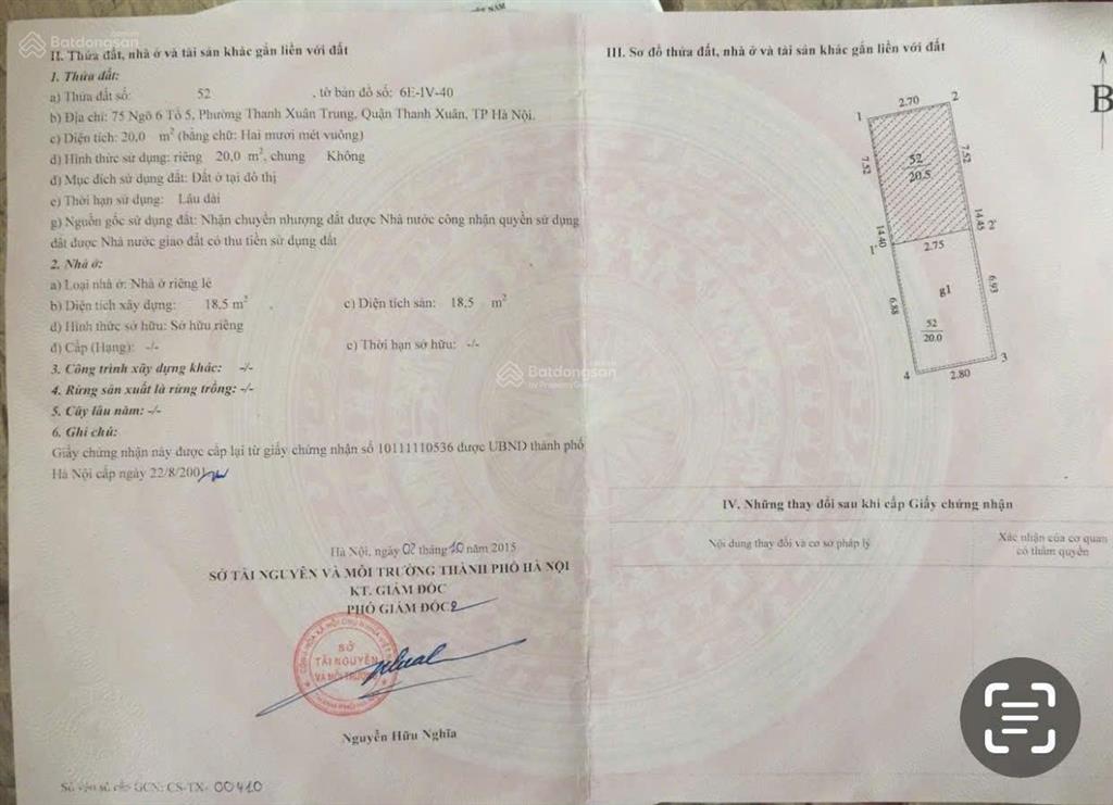 Chính chủ bán nhà mặt ngõ  kd tốt tại vũ trọng phụng  thanh xuân, dt 20mx5t, nhà dòng tiền sẵn
