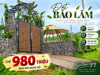 Đất sổ đỏ bảo lâm đường lớn, đón đầu cao tốc, giá 980tr thương lượng, sổ đỏ sang tên