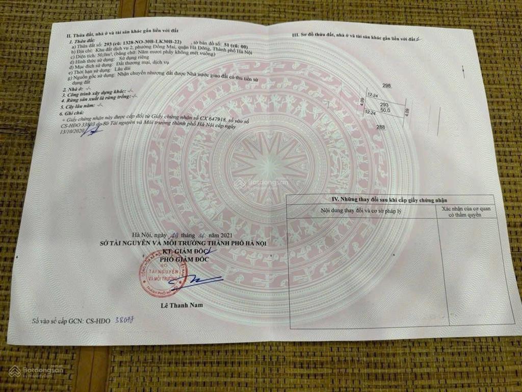 Đât dịch vụ đồng mai 2  ô tô  kinh doanh