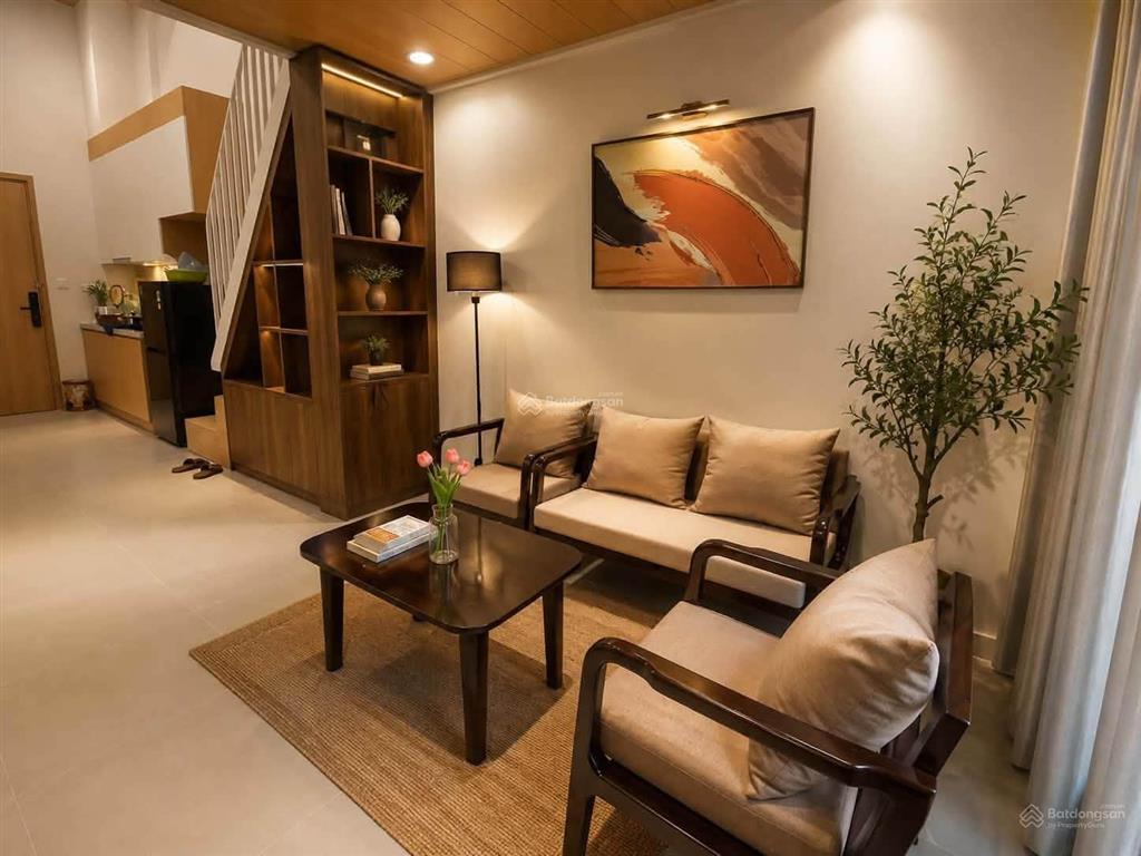 Cho thuê căn hộ duplex 2 phòng ngủ, full nội thất cao cấp, dt 68m2 giá 6 triệu/tháng