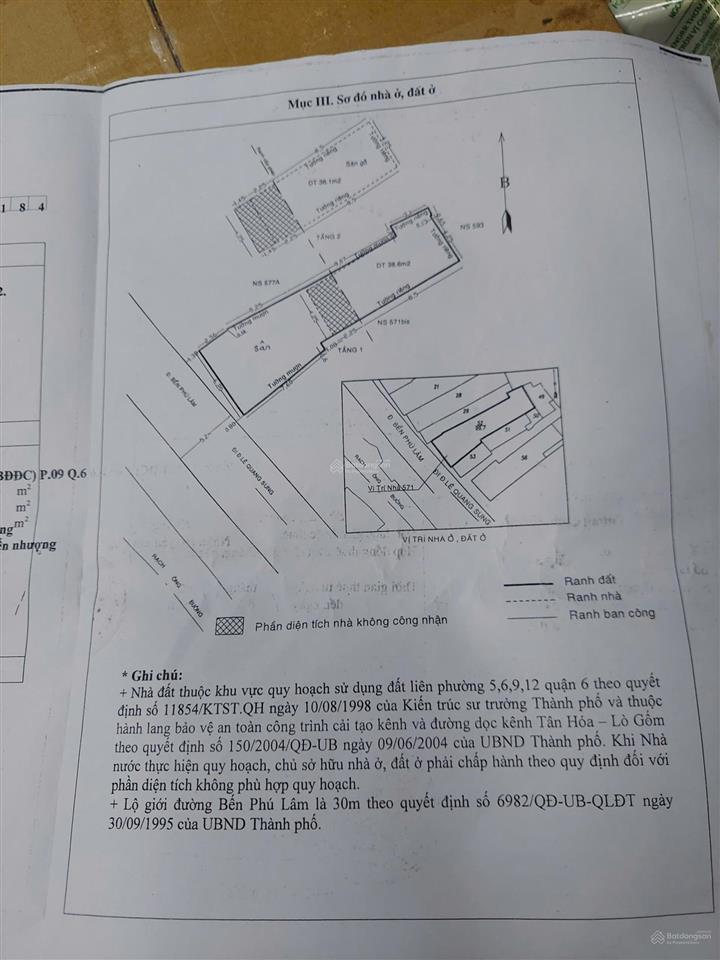 Bán nhà mặt tiền bến phú lâm, 99,7m2 giá 13 tỷ
